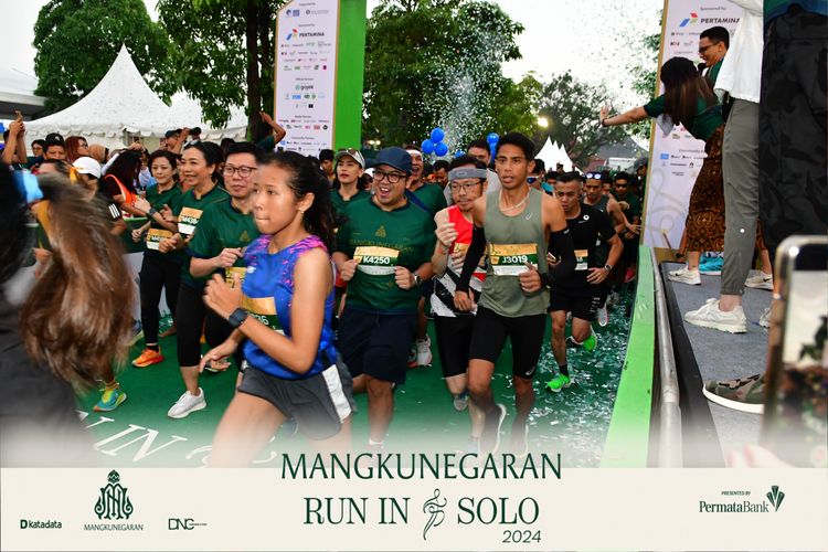 Race photo from Mangkunegaran Run 2024