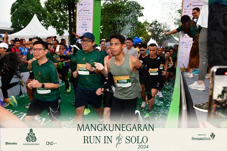 Race photo from Mangkunegaran Run 2024