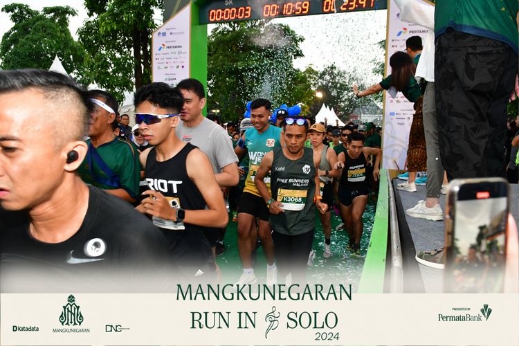 Race photo from Mangkunegaran Run 2024