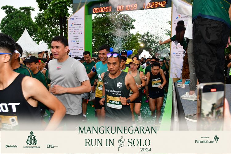 Race photo from Mangkunegaran Run 2024