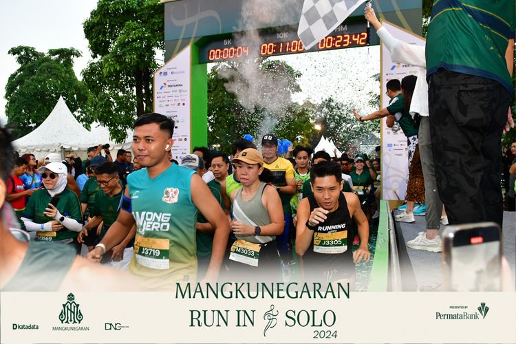 Race photo from Mangkunegaran Run 2024
