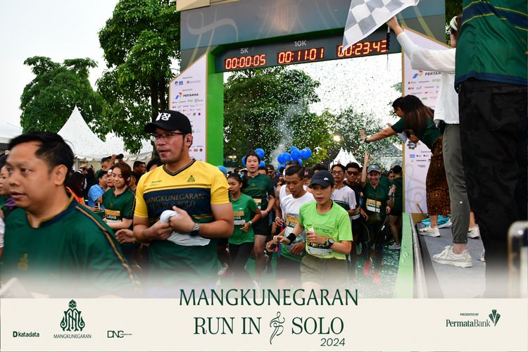 Race photo from Mangkunegaran Run 2024