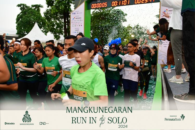 Race photo from Mangkunegaran Run 2024