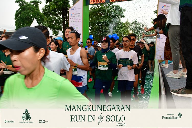 Race photo from Mangkunegaran Run 2024