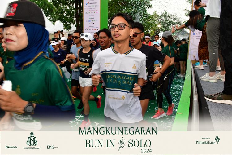 Race photo from Mangkunegaran Run 2024