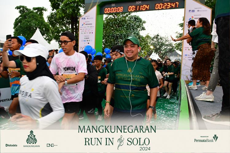 Race photo from Mangkunegaran Run 2024