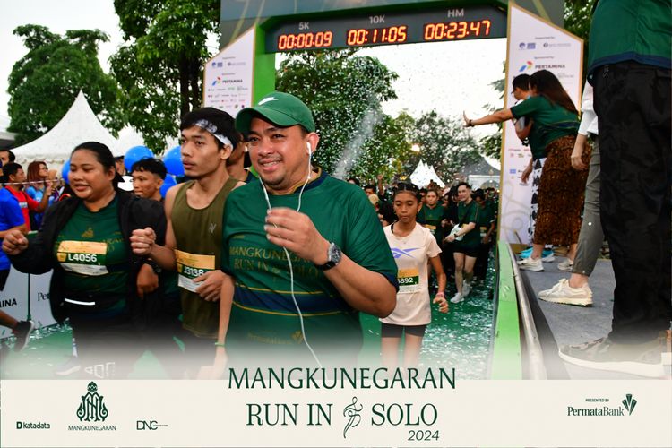 Race photo from Mangkunegaran Run 2024