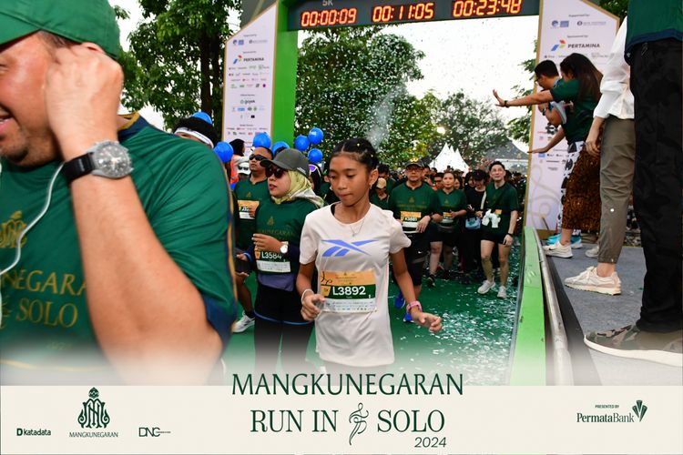 Race photo from Mangkunegaran Run 2024