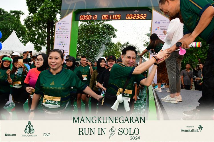 Race photo from Mangkunegaran Run 2024