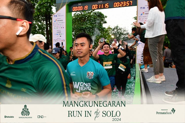 Race photo from Mangkunegaran Run 2024