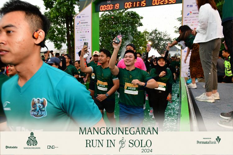 Race photo from Mangkunegaran Run 2024