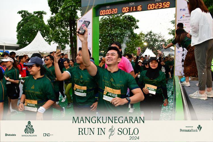 Race photo from Mangkunegaran Run 2024