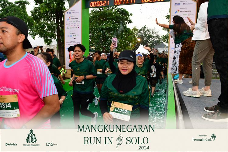 Race photo from Mangkunegaran Run 2024