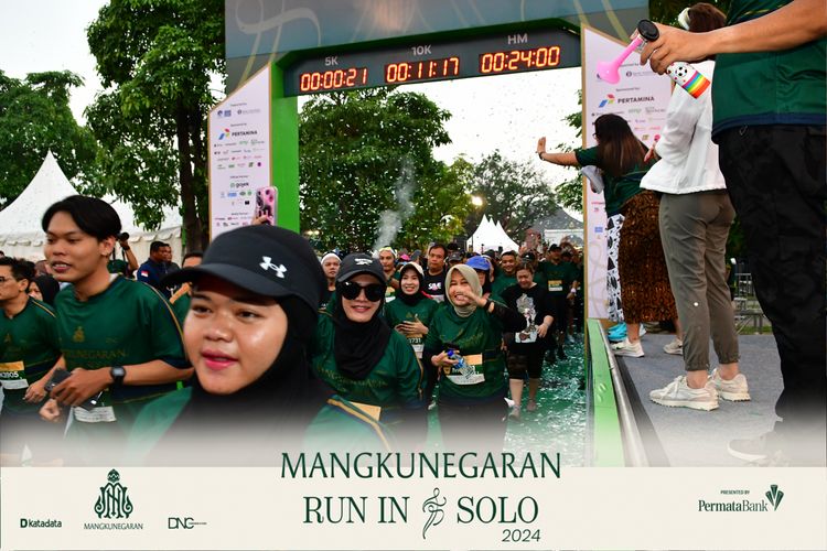Race photo from Mangkunegaran Run 2024