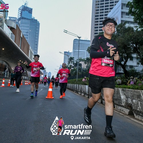 Race photo from SMARTFREN RUN 2026