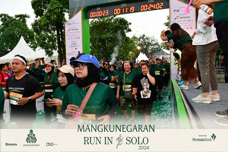 Race photo from Mangkunegaran Run 2024