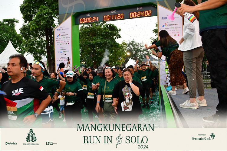Race photo from Mangkunegaran Run 2024