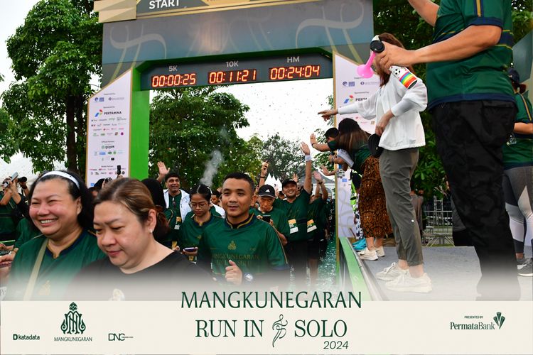 Race photo from Mangkunegaran Run 2024