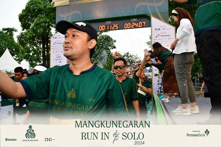 Race photo from Mangkunegaran Run 2024