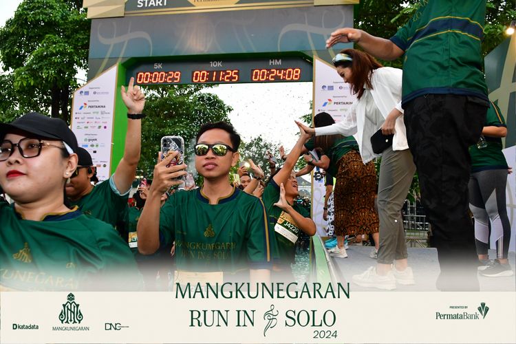Race photo from Mangkunegaran Run 2024
