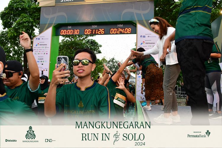 Race photo from Mangkunegaran Run 2024