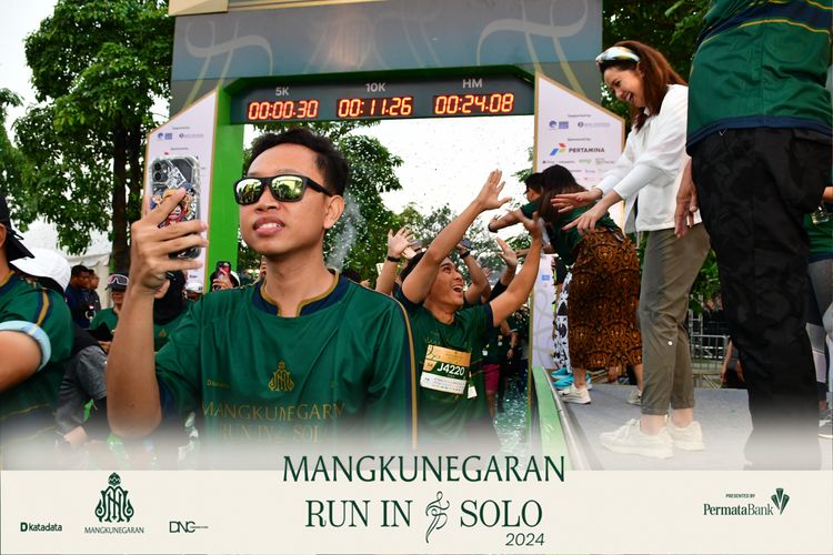 Race photo from Mangkunegaran Run 2024