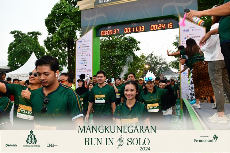 Race photo from Mangkunegaran Run 2024