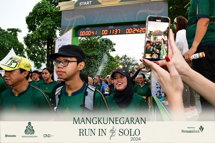Race photo from Mangkunegaran Run 2024