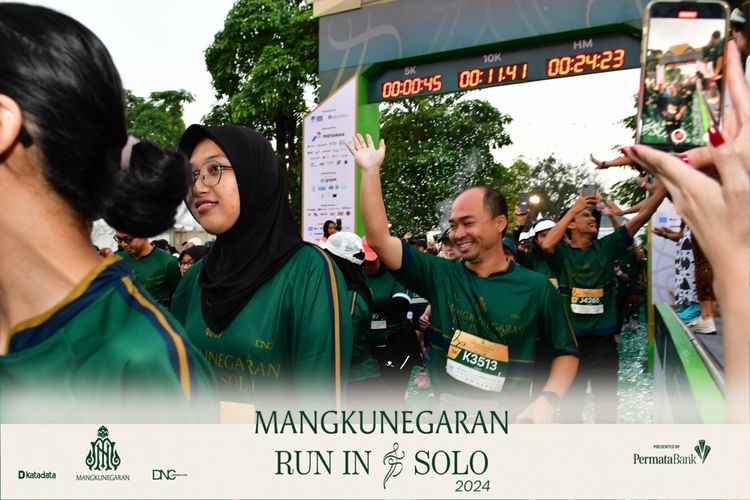 Race photo from Mangkunegaran Run 2024