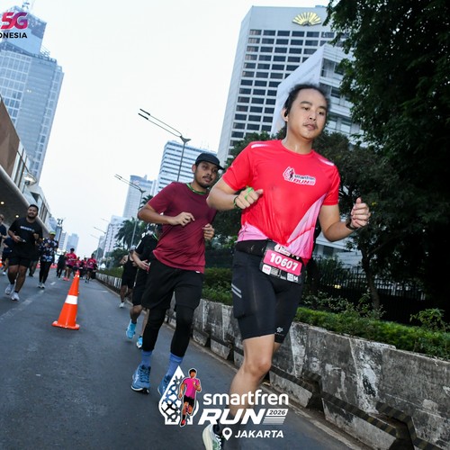 Race photo from SMARTFREN RUN 2026