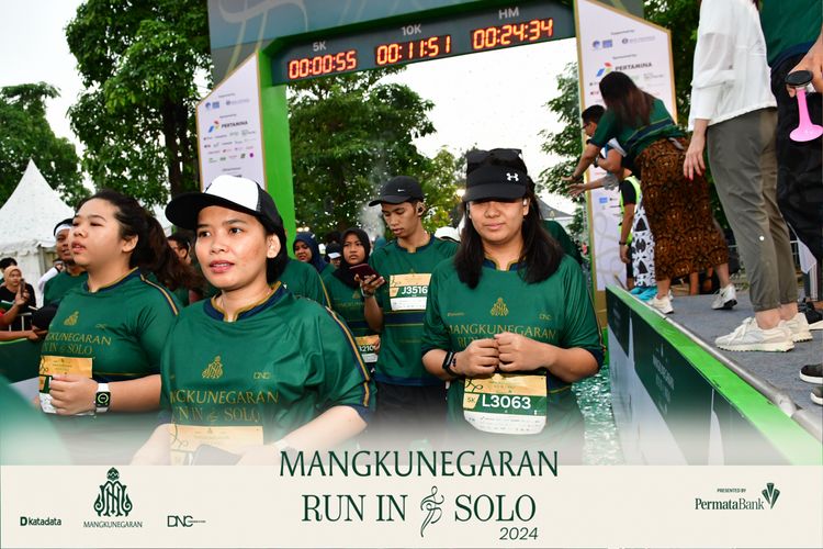 Race photo from Mangkunegaran Run 2024