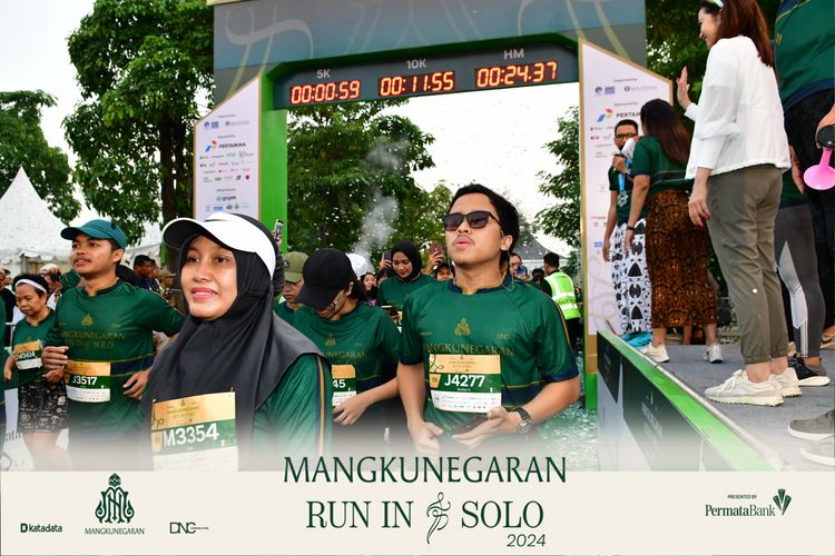 Race photo from Mangkunegaran Run 2024