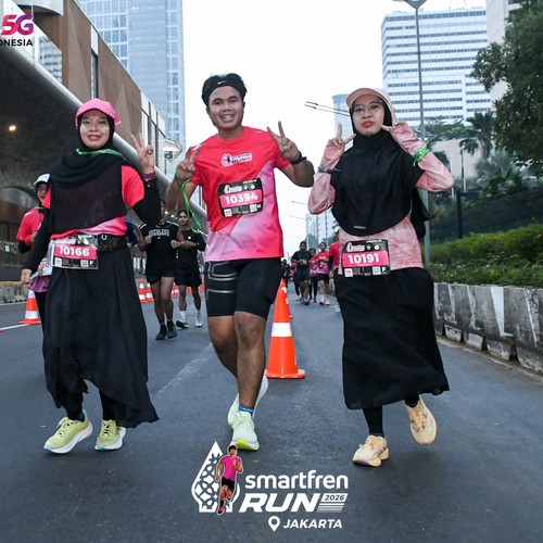 Race photo from SMARTFREN RUN 2026