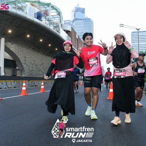 Race photo from SMARTFREN RUN 2026