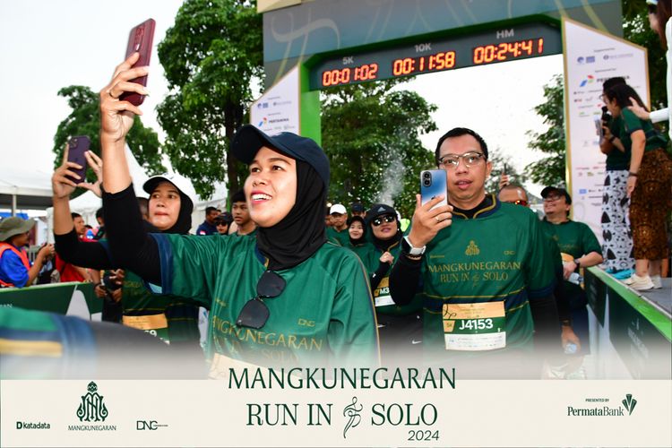Race photo from Mangkunegaran Run 2024