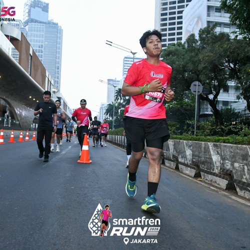 Race photo from SMARTFREN RUN 2026
