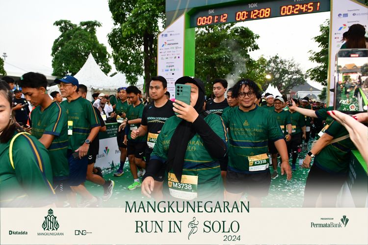 Race photo from Mangkunegaran Run 2024
