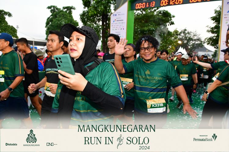 Race photo from Mangkunegaran Run 2024
