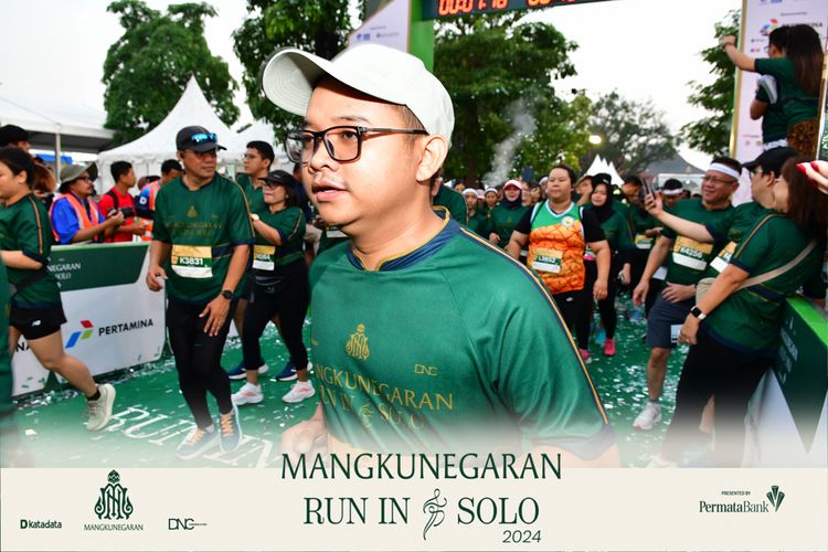 Race photo from Mangkunegaran Run 2024