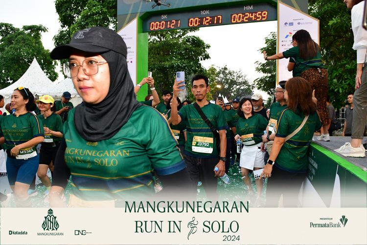Race photo from Mangkunegaran Run 2024