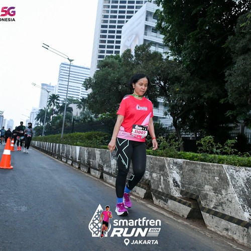 Race photo from SMARTFREN RUN 2026
