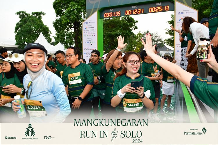 Race photo from Mangkunegaran Run 2024