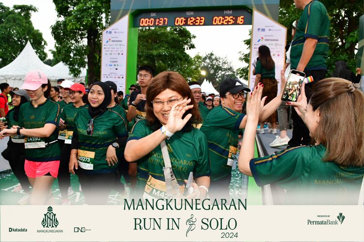 Race photo from Mangkunegaran Run 2024