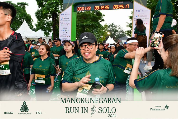 Race photo from Mangkunegaran Run 2024