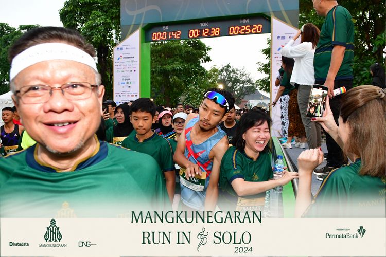 Race photo from Mangkunegaran Run 2024