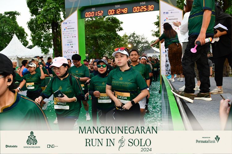 Race photo from Mangkunegaran Run 2024