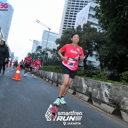 Race photo from SMARTFREN RUN 2026