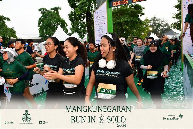 Race photo from Mangkunegaran Run 2024