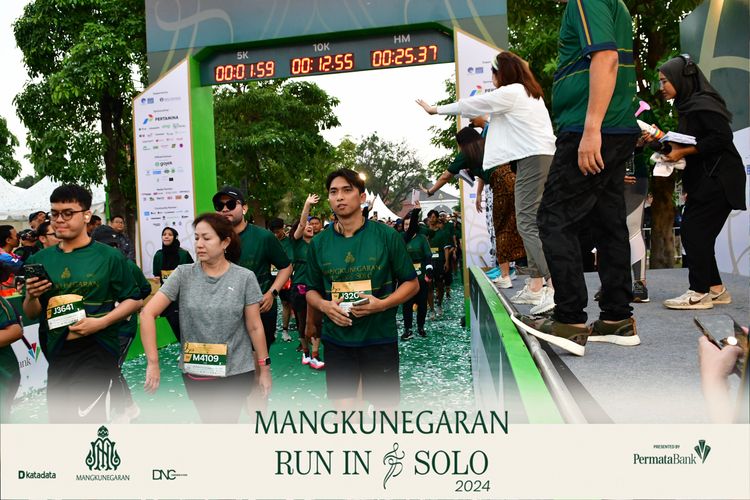 Race photo from Mangkunegaran Run 2024
