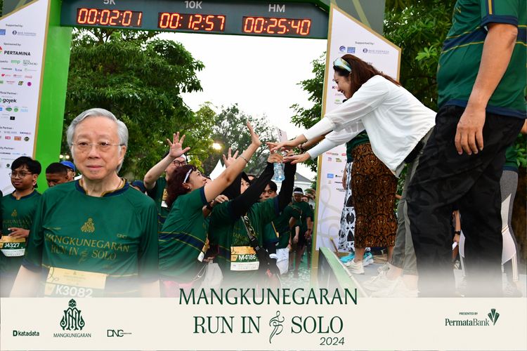 Race photo from Mangkunegaran Run 2024